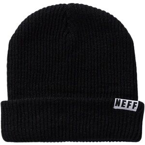 Neff Classic Black Ribbed Beanie